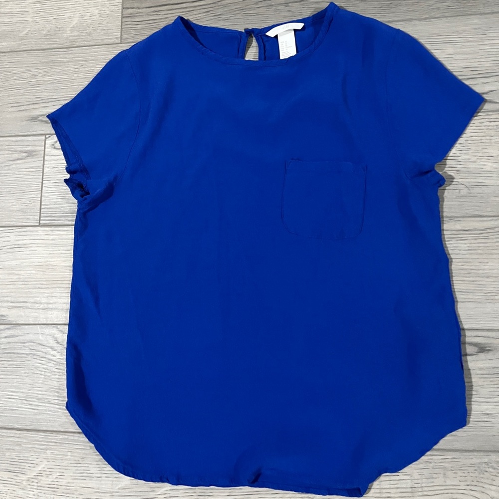 H&M capped sleeve dress top, fits short